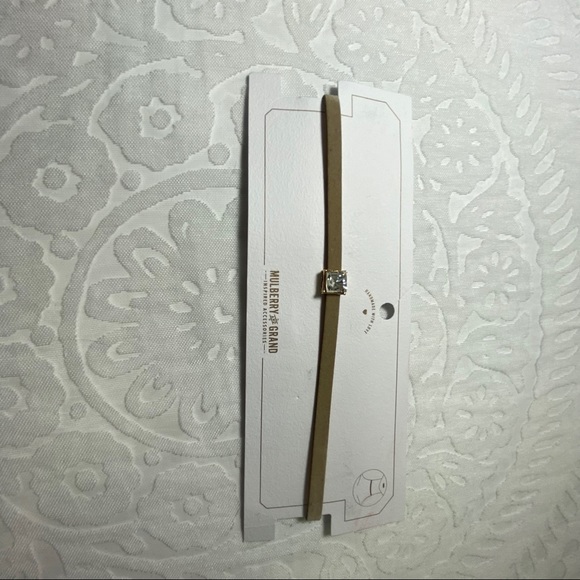 Women’s choker set lace bling leather - Picture 5 of 9